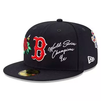 Кепка MLB BOSTON RED SOX 59FIFTY CITY CLUSTER CAP New Era, цвет Navyblau
