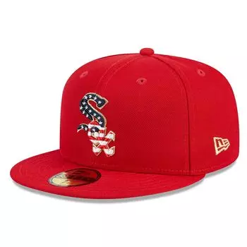 Кепка MLB CHICAGO WHITE SOX 4th OF JULY 59FIFTY CAP New Era, цвет Rot