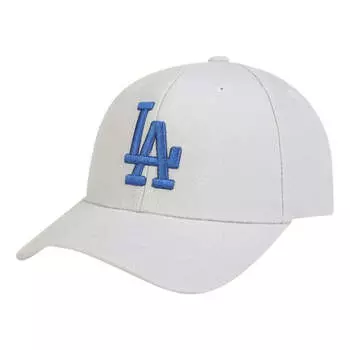 Кепка MLB LA Alphabet Embroidered Baseball Cap White Blue, синий