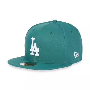 Кепка MLB LOS ANGELES DODGERS 100TH ANNIVERSARY PATCH 59FIFTY CAP New Era, цвет Dunkelgrn