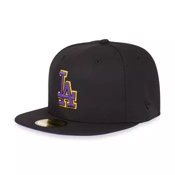 Кепка MLB LOS ANGELES DODGERS 50TH ANNIVERSARY PATCH 59FIFTY CAP New Era, цвет Schwarz