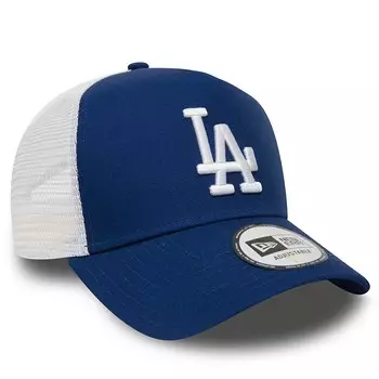Кепка MLB Los Angeles Dodgers 9Forty Clean Trucker New Era, цвет Leuchtendes Blau/Wei