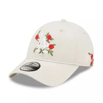 Кепка MLB Los Angeles Dodgers 9Forty Flower New Era, светло-бежевый