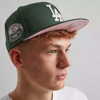 Кепка MLB LOS ANGELES DODGERS KISS DODGERS STATIUM PATCH 59FIFTY CAP New Era, цвет Dunkelgrn