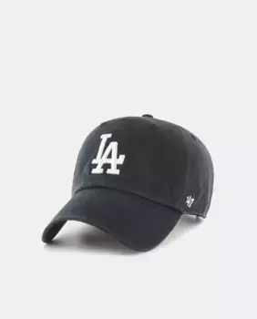 Кепка MLB Los Angeles Dodgers с передней деталью 47 Brand, чёрный