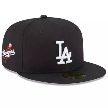 Кепка MLB LOS ANGELES DODGERS TEAM SIDE PATCH 59FIFTY CAP New Era, цвет Schwarz