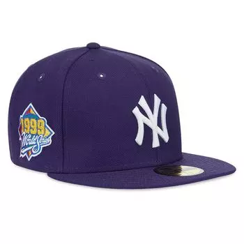 Кепка MLB NEW YORK YANKEES 1999 WORLD SERIES PATCH 59FIFTY CAP New Era, цвет Lila