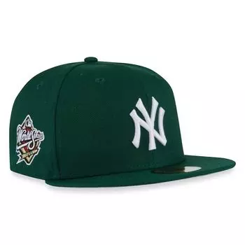 Кепка MLB NEW YORK YANKEES 1999 WORLD SERIES PATCH 59FIFTY CAP New Era, цвет Dunkelgrn/Grn