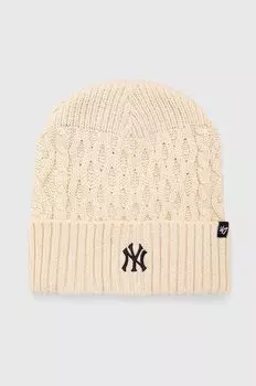 Кепка MLB New York Yankees 47brand, бежевый