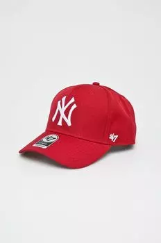 Кепка MLB New York Yankees 47brand, красный