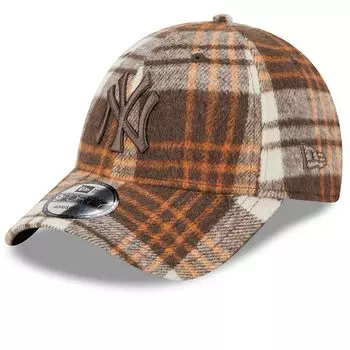 Кепка MLB NEW YORK YANKEES CHECK 9FORTY CAP New Era, цвет Braun