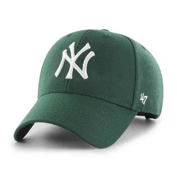 Кепка MLB New York Yankees MVP Snapback 47, темно-зеленый