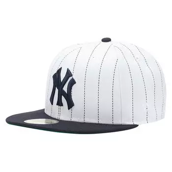 Кепка MLB NEW YORK YANKEES PINSTRIPE 50TH ANNIVERSARY PATCH 59FIFTY New Era, цвет Wei