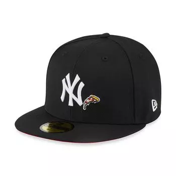 Кепка MLB NEW YORK YANKEES PIZZA 27x WORLD CHAMPIONS PATCH 59FIFTY CAP New Era, цвет Schwarz