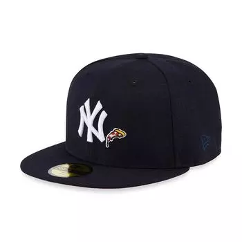 Кепка MLB NEW YORK YANKEES PIZZA 27x WORLD CHAMPIONS PATCH 59FIFTY CAP New Era, цвет Schwarz