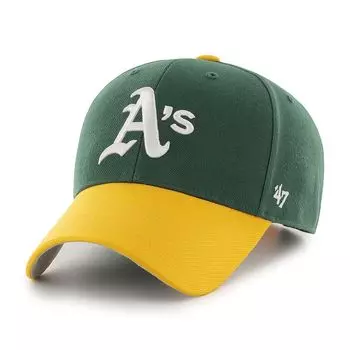 Кепка MLB Oakland Athletics Sure Shot Snapback TT MVP Cap '47, цвет Dunkelgrn