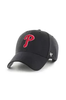 Кепка MLB Philadelphia Phillies 47brand, черный