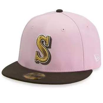 Кепка MLB SEATTLE MARINERS 35 YEARS PATCH 59FIFTY CAP New Era, цвет Pink