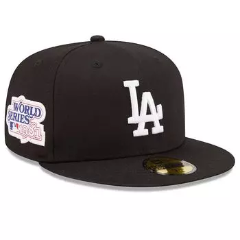 Кепка MLB SIDE PATCH 59FIFTY LOS ANGELES DODGERS New Era, цвет Schwarz