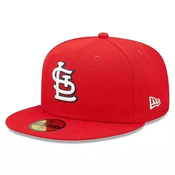 Кепка MLB St. Louis Cardinals аутентичная On-Field 59Fifty New Era, цвет Red - White