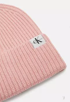Кепка MONOGRAM BEANIE UNISEX Calvin Klein, розовый