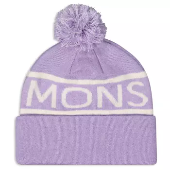 Кепка Mons Royale McCloud Pom Pom Merino Beanie, цвет Thistle/White