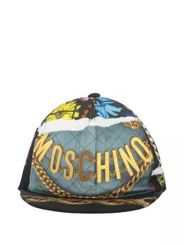 Кепка Moschino с принтом цепи, синий