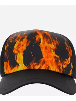 Кепка мужская Balmain Gules с принтом, красный / черный