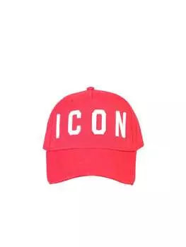 Кепка мужская Dsquared2 Gules с принтом логотипа, красный
