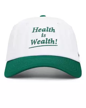 Кепка мужская Health Is Wealth Hat Sporty & Rich, цвет White & Alpine