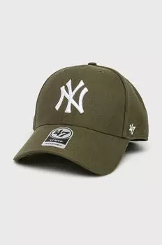 Кепка Нью-Йорк Янкиз 47 brand, зеленый