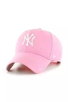 Кепка Нью-Йорк Янкиз 47 brand, розовый