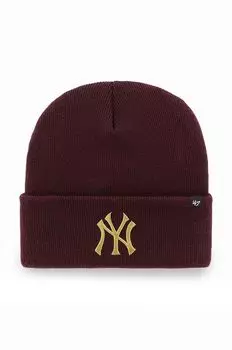 Кепка Нью-Йорк Янкиз 47 brand, бордовый