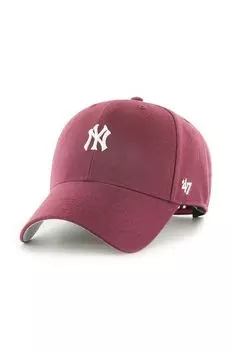 Кепка Нью-Йорк Янкиз 47 brand, бордовый