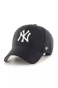 Кепка Нью-Йорк Янкиз 47brand, черный