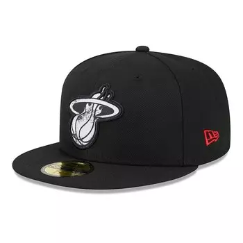 Кепка NBA Miami Heat 2023-24 City Edition Alternative 59Fifty New Era, черный