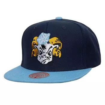 Кепка NCAA NORTH CAROLINA TARHEELS TEAM 2 TONE 2.0 SNAPBACK CAP Mitchell And Ness, цвет Navyblau/Hellblau