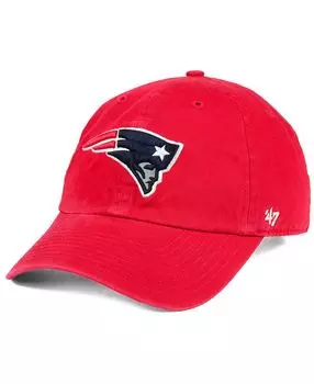 Кепка New England Patriots CLEAN UP с ремешком на спине '47 Brand