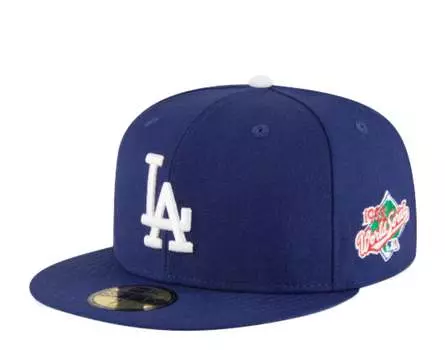 Кепка New Era 59Fifty MLB Los Angeles Dodgers 1988 World Series 11783653, синий