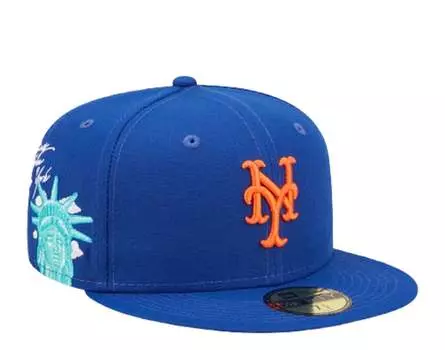 Кепка New Era 59Fifty MLB New York Mets Cloud Icon синяя 60243754