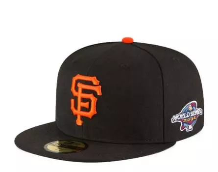 Кепка New Era 59Fifty MLB San Francisco Giants 2002 World Series 11783649, черный