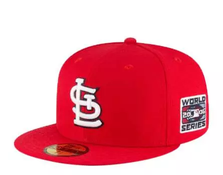 Кепка New Era 59Fifty MLB St. Louis Cardinals 2006 World Series 11783648, красный