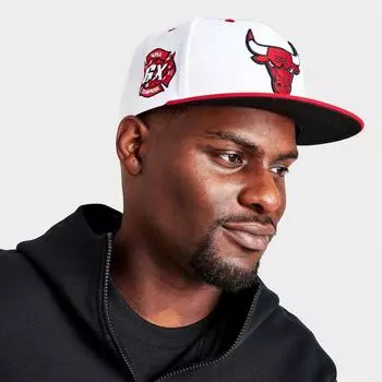 Кепка New Era Chicago Bulls NBA 6X Champions 9FIFTY Snapback, белый