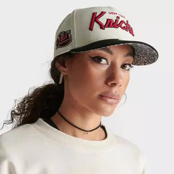 Кепка New Era New York Knicks NBA с принтом слона 9FIFTY Snapback, белый