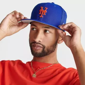 Кепка New Era New York Mets MLB Trucker 9FIFTY Snapback, синий
