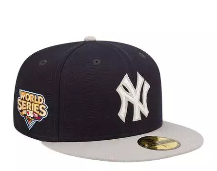 Кепка New Era New York Yankees Letterman 59FIFTY Fitted 60296432 - темно-синий/серый