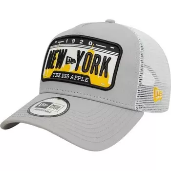 Кепка New York Trucker New Era, серый