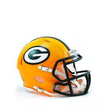 Кепка NFL Green Bay Packers Mini SPEED Helmet Riddell, цвет Gelb/Gruen