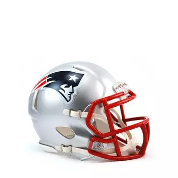 Кепка NFL New England Patriots Mini SPEED Helmet Riddell, цвет Blau/Rot/Weiss
