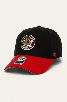 Кепка НХЛ Чикаго Блэкхокс 47 brand, черный
